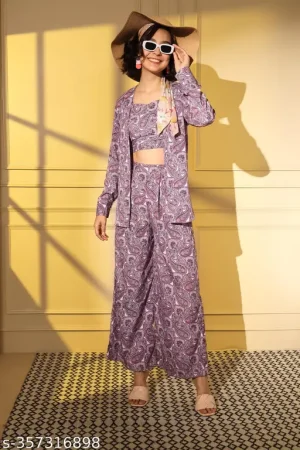 Beautiful Printed Designer Readymade Co-Ords Set