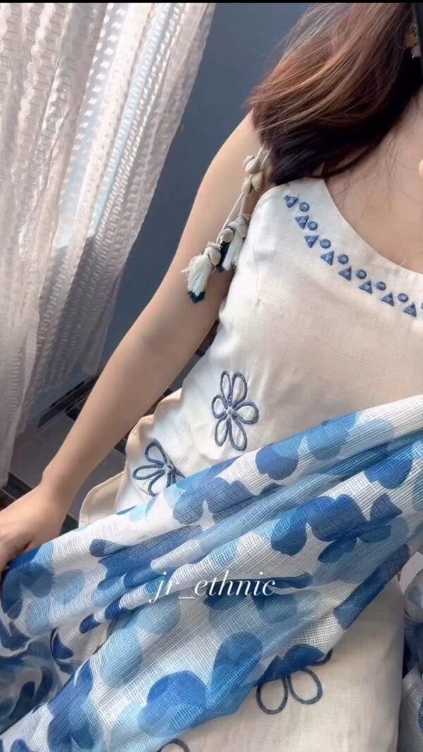 Skye And White Printed Salwar Suit - Image 2